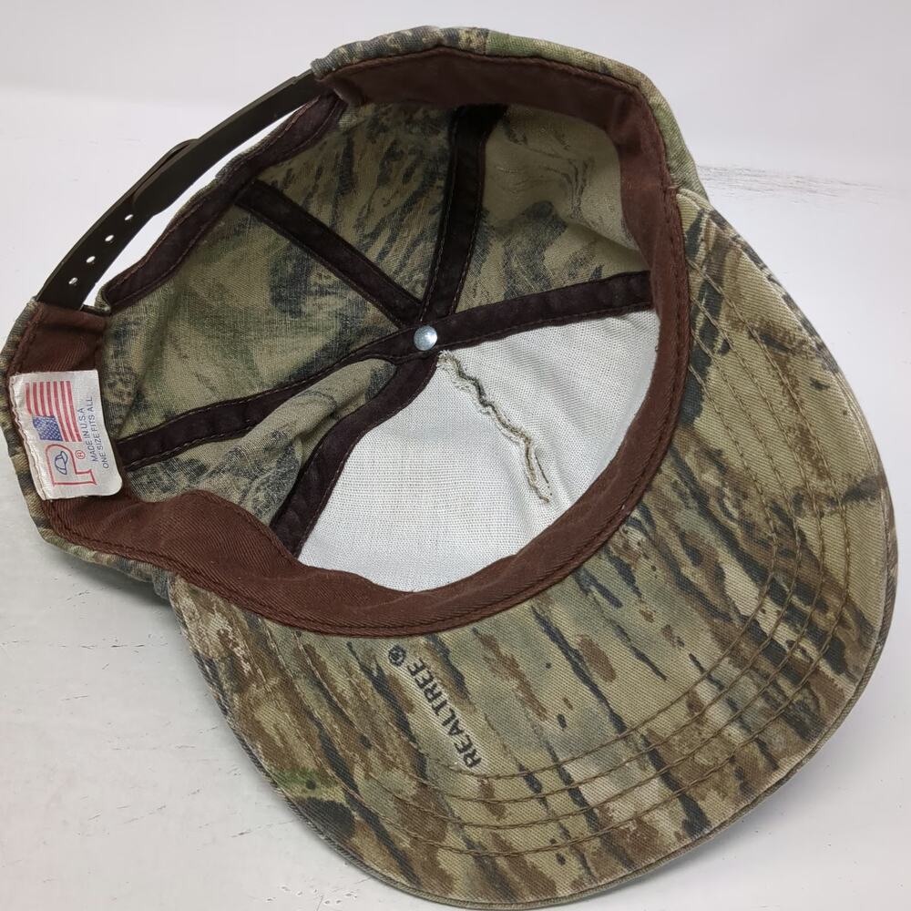 5 Panel Green One Size General Car Exhaust Realtree Camo Snapback hat Automotive - Picture 7 of 9